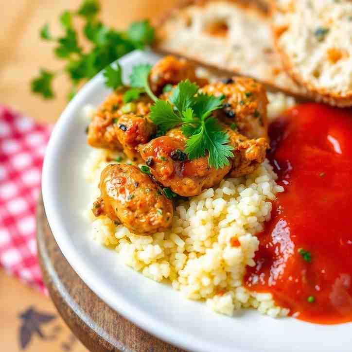 Algerian Chicken Rfissa Meal